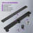 32" 304 Stainless Steel Linear Drain For Fast Drainage, Floor Drain For Bathroom In Matte Black-116731017