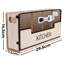 Wood Rectangle Utensil Crock