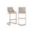 Bolton Upholstered Counter Stool with Metal Frame