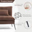 Upholstered Convertible Futon Loveseat Sleeper Sofa Bed-2016168797