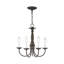 Lustre style chandelier 5 lumières Cloverfield-67131039