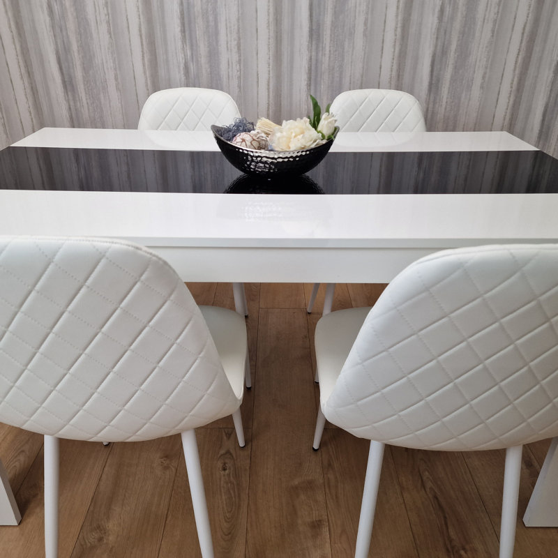 Birgid 4 - Person Dining Set, H75 x L140 x W80cm