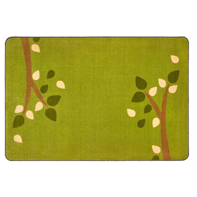 Branching Out KIDSoft Green Area Rug