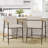 Counter Stool with iron frame-Set of 2-Espresso+Beige-1622922652