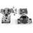 1/2 Overlay 2 Pack 105 Degree Soft Close Face Frame Concealed Hinges