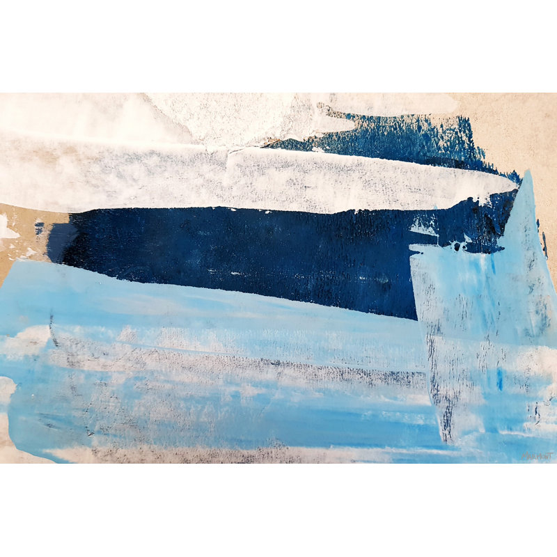 Deviation 1 Piece Wrapped Canvas Painting, 25cm H x 38cm W x 3.81cm D