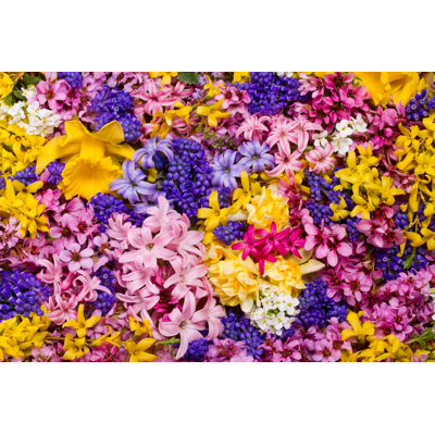 Flowers by Togoshi - Wrapped Canvas Print