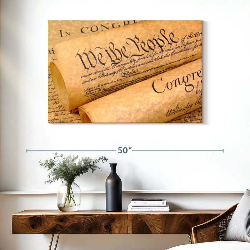 Keiri Declaration Of Independence Documents, 26" H x 39" W