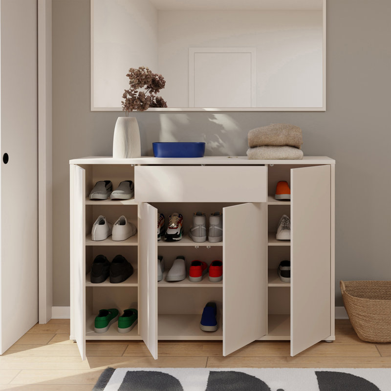 Rylon 16 Pair Shoe Storage Cabinet