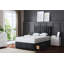 Amelia Upholstered Panel 4 Draw Divan Bed with Headboard-582102430-582102416