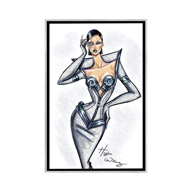 Miss Mother, reproduction d'art sur toile encadrée, 48" x 32", Framed Canvas, Silver