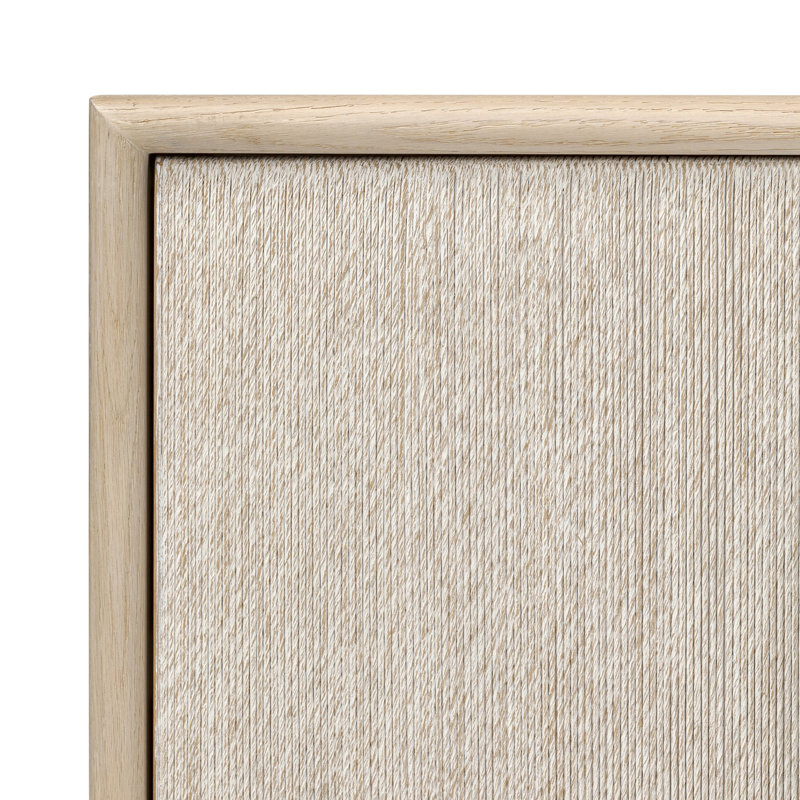 Rosenell Media Console-Oak Solid, Natural