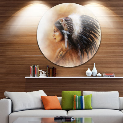 «Indian in Traditional Apparel», peinture