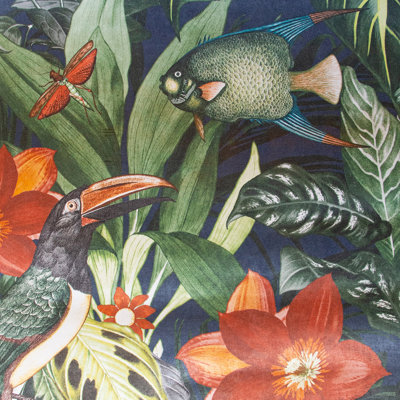 Matamoros Palau Floral Fish And Bird Inspired 8.5 m x 70cm Wallpaper Roll