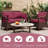 Wynee 8Pcs Outdoor Cushions Patio Furniture Cushions Replacement Set For 3 Seats-910886415