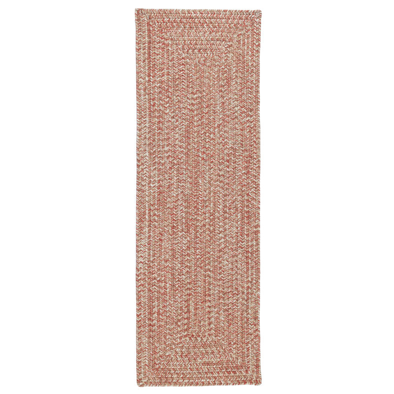 Tapis réversible d'intérieur / extérieur Tabb - rose, Tapis de couloir 2 pi x 11 pi