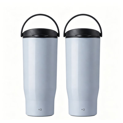  Ensemble de 2 tasses de voyage en céramique 17 oz