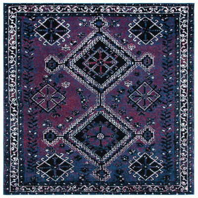 Tapis mauve / noir Drummans Southwestern