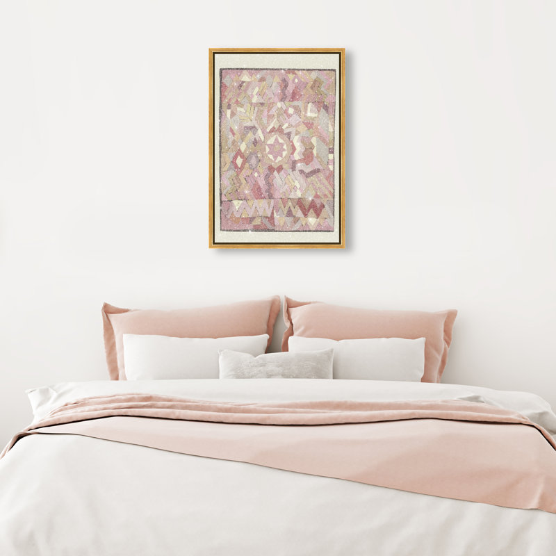Tapestry Boehme Print by Oliver Gal, 16"H x 11"W, Gold Floater Frame