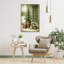 Shaker Tree Christmas Modern Rustic Vintage Christmas Tree Winter Landscape Wall Art Print-2132002647