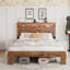 Base de lit plateforme en bois pour grand lit-403118676-403118678