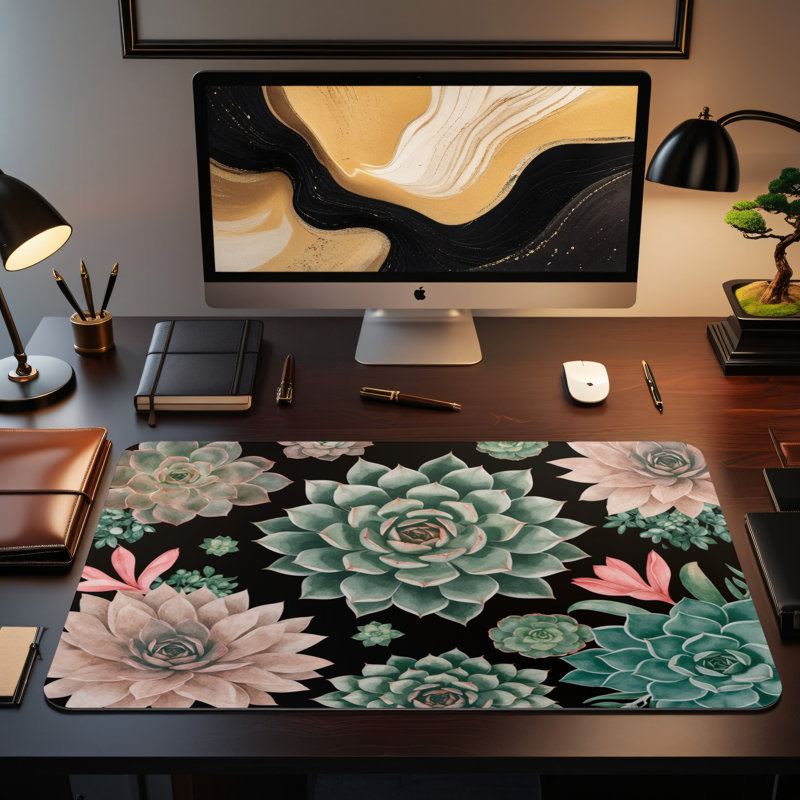Polyester Desk Pad, 23.6x13.8