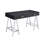 Coleen  Black High Gloss & Chrome Finish Writing Desk (Not Including Office Chair)