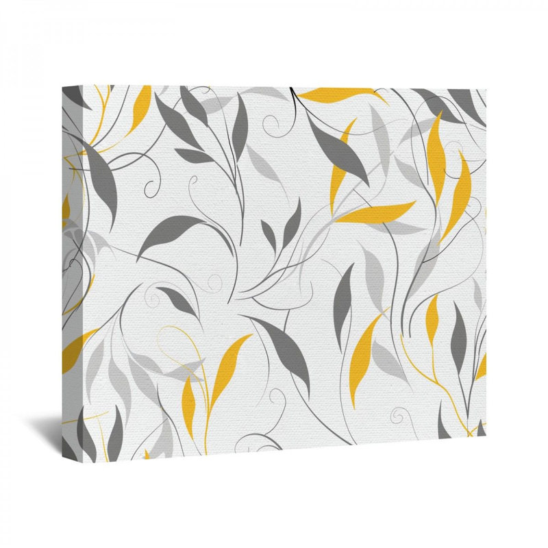 Floral, impression sur toile encadrée, H 20 po x l 30 po x P 3 po