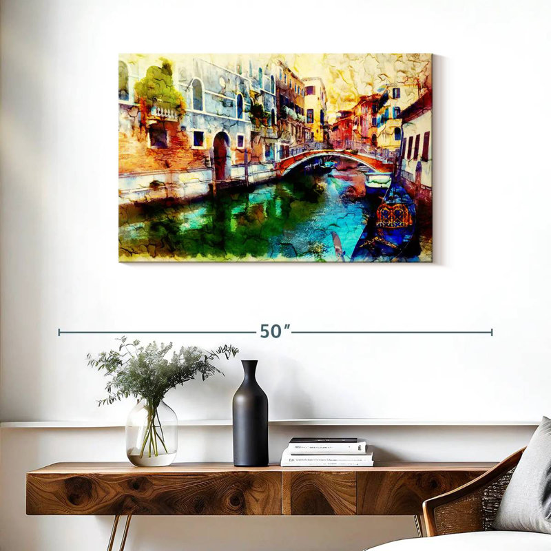 Hannes Memories Of Venice, H 24 po x l 36 po