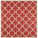 Arneshia Geometric Red/Bone Area Rug