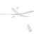 48 In Intergrated LED Ceiling Fan with White ABS Blade