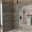Douchette de plafond de 10 pouces - Bronze huilé avec poignée et débit d'eau réglables 1,8 gal/min
