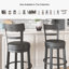 Tabouret de bar rotatif Daiah