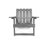 Amalfi Folding HDPE Outdoor Adirondack Chair-1790042047