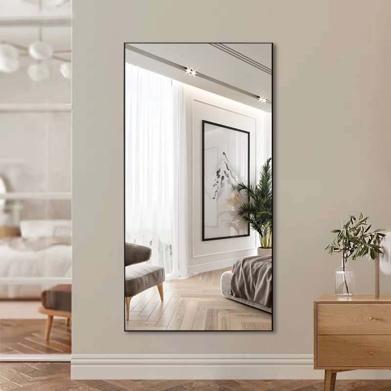 Miroir de salle de bain mural Talma, H 59 po x l 36 po, Noir