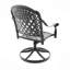 7-Piece All-Weather Cast Aluminum Dining Set, Include 2 Swivel Chairs,4 Dining Chairs And Rectangular Table
