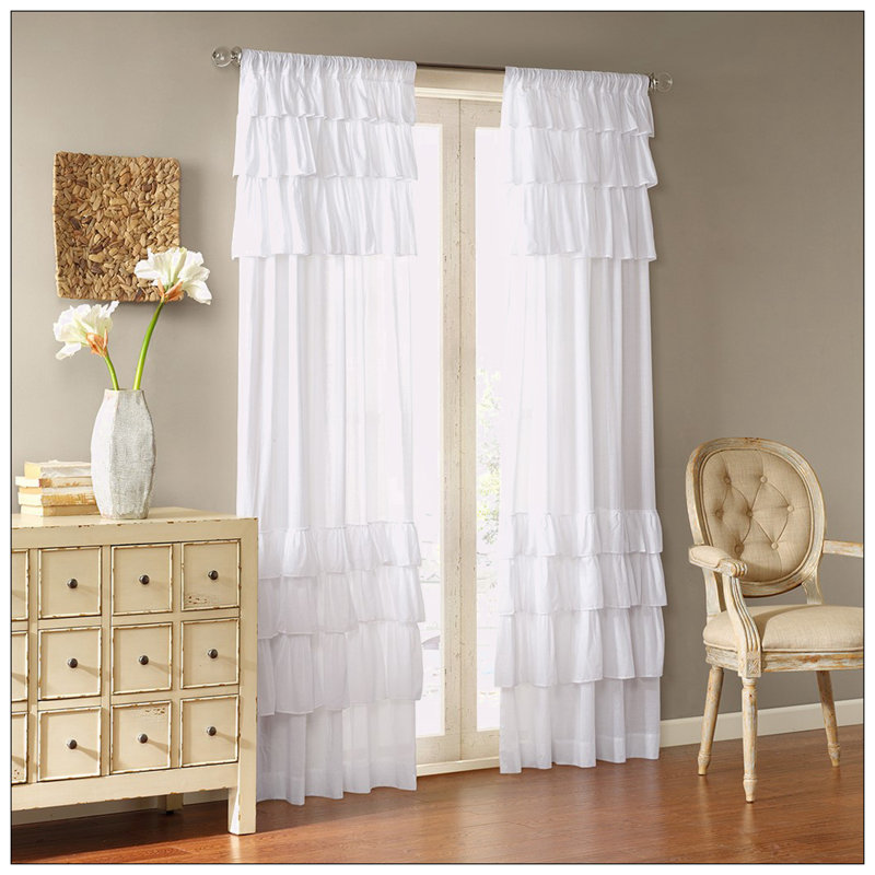 Basia Cotton Single Curtain Panel