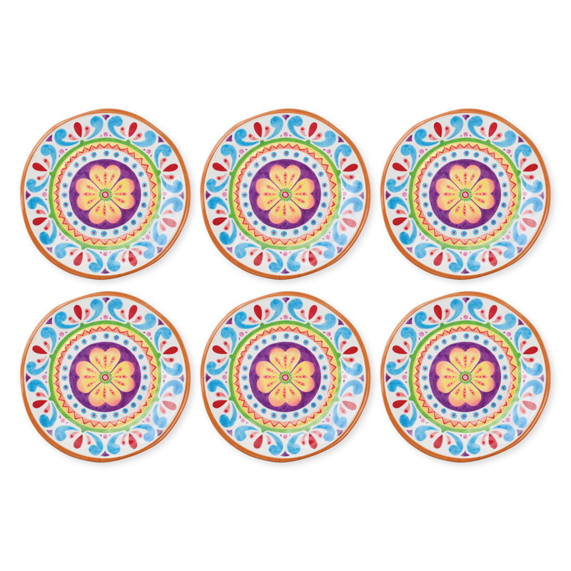 6-Piece Cinco De Mayo 11" Melamine Plate