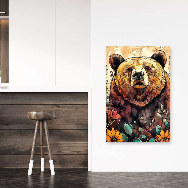 Impression d'art mural forêt forêt, H 48 po x l 32 po