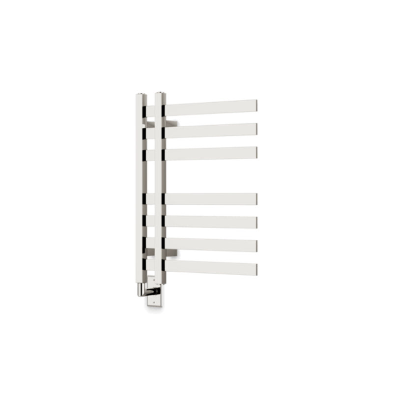 Lioni Wall Mount Electric Towel Warmer, 27" H x 20" W x 3.5" D, Polished Nickel