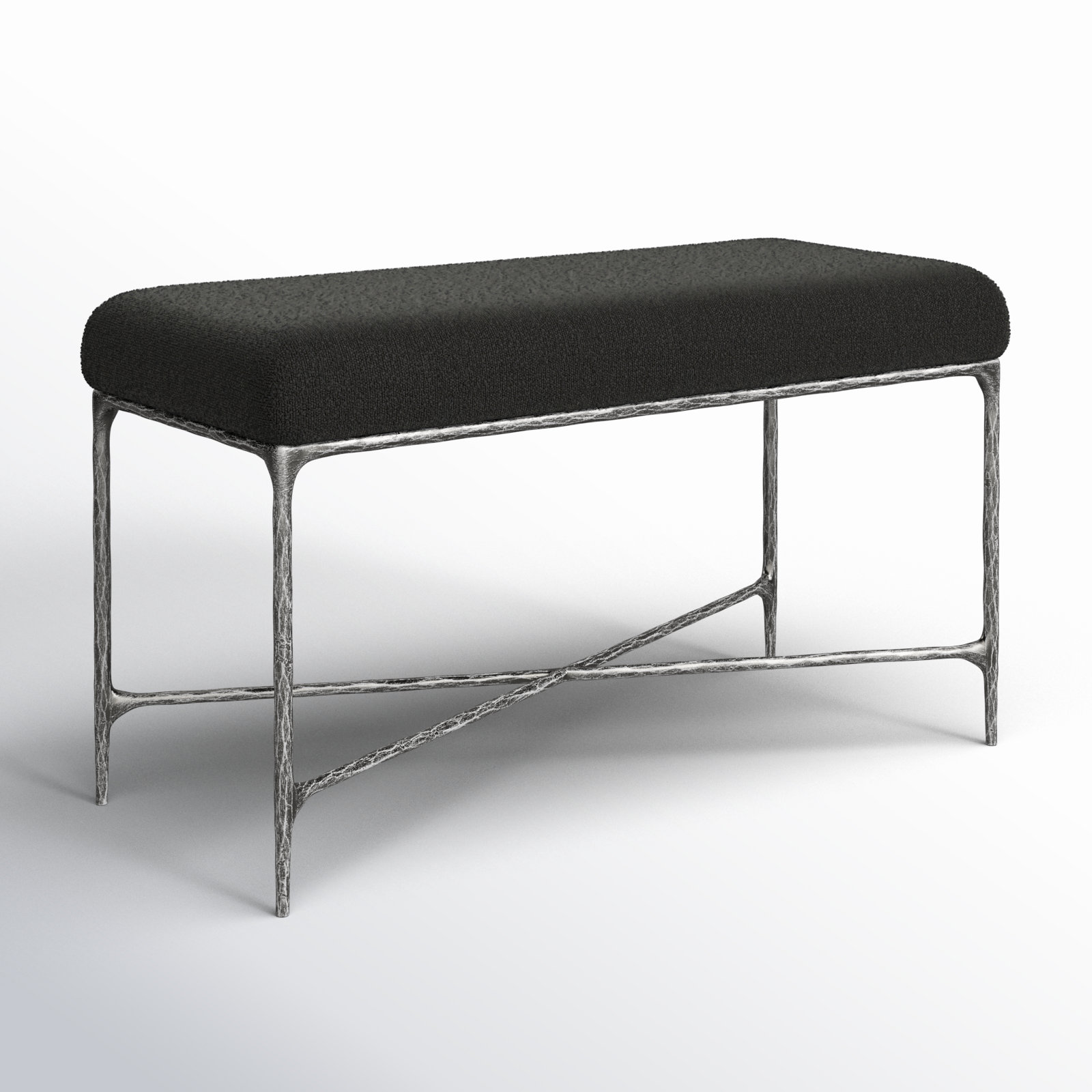 Evelynn 36" Entryway Bench, Black