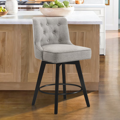 Bianny Swivel Upholstered Counter Stool