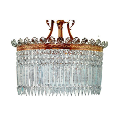 Lustre suspendu en laiton 13 lumières