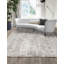 Abrienne Soft Shiny Modern Grey/White Rug-320229123