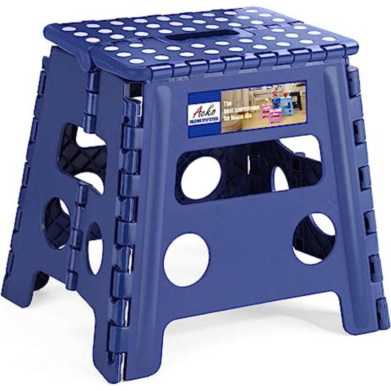 Aitor Royal Blue Foldable Step Stool