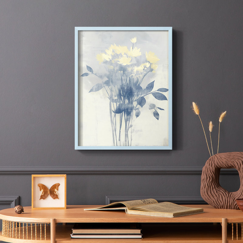 Série FLORAL DCXCI - reproduction encadrée de qualité supérieure - prête à être accrochée - aucun clou requis