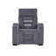 AUSTIN GREY RECLINING SOFA WITH STORAGE ARMS-133411314