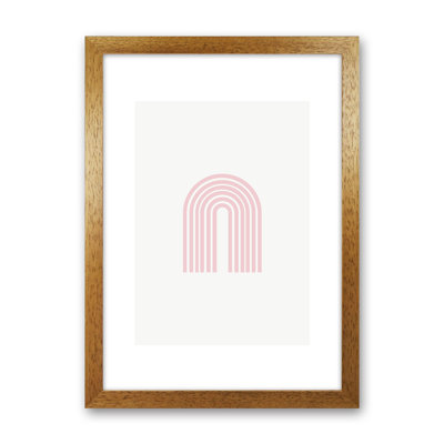 Mila Pink Rainbow N8 by Pixy Paper - Print