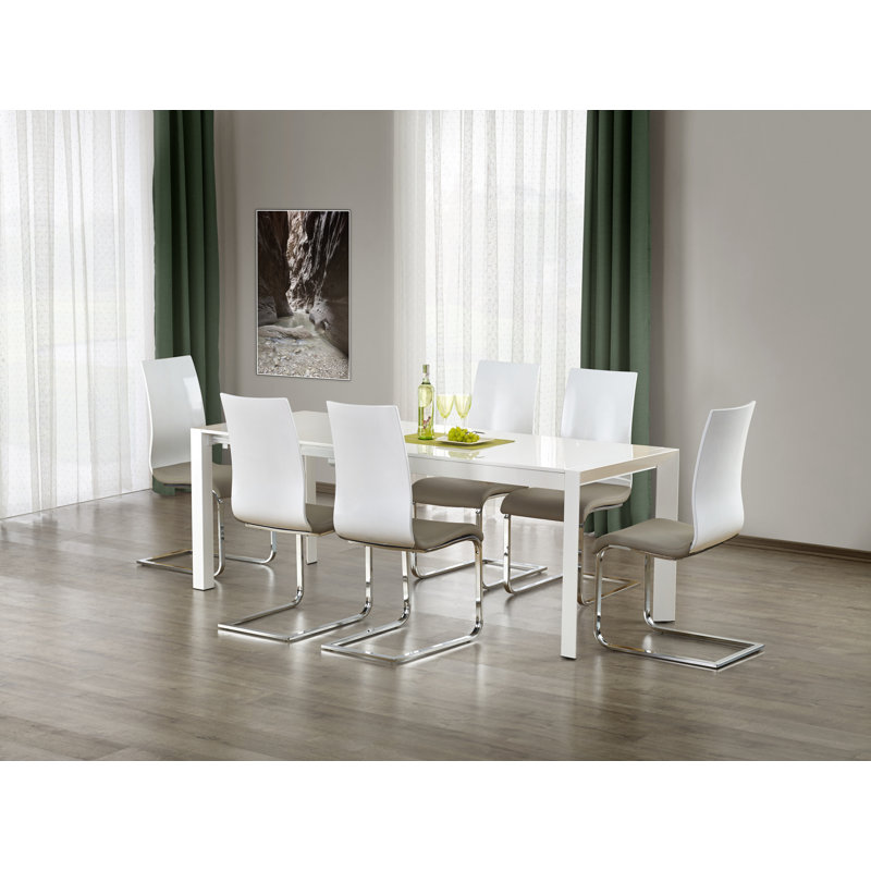 Ilmur Metal Base Dining Table, 120cm H x 120cm L x 15cm W