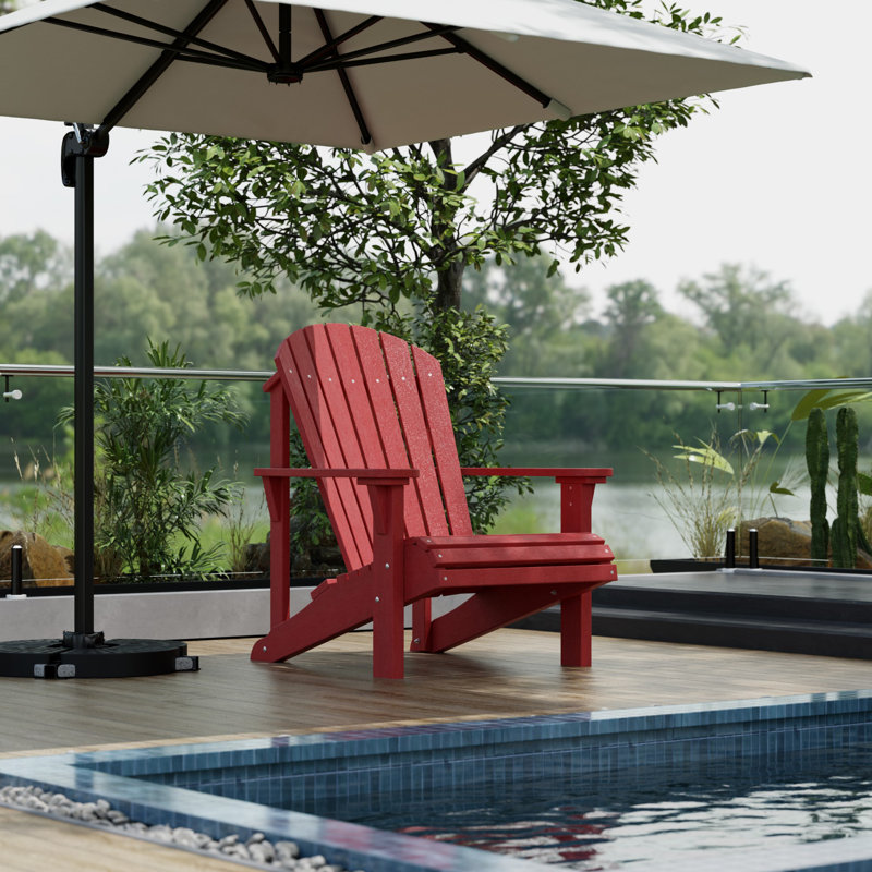 Heritage Outdoor Adirondack Chair, Cardinal Red
